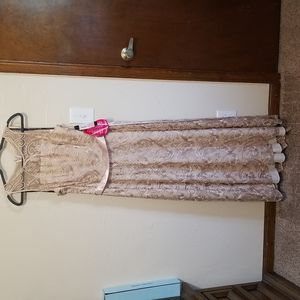 Womens Champagne NWT size 14 formal dress